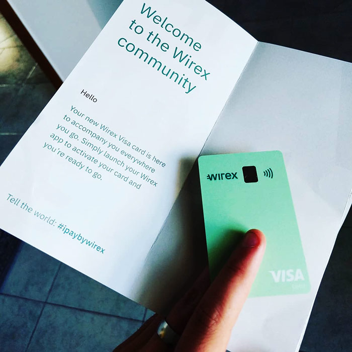 Cartão de Débito Wirex Visa
